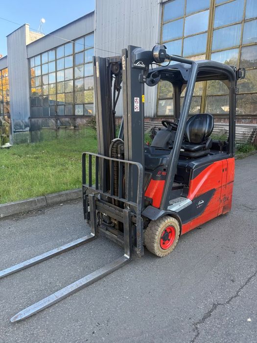 Linde E16  LINDE E16! rok prod 2018! maszt Triplex 2100/4620mm 32.0000 PLN!