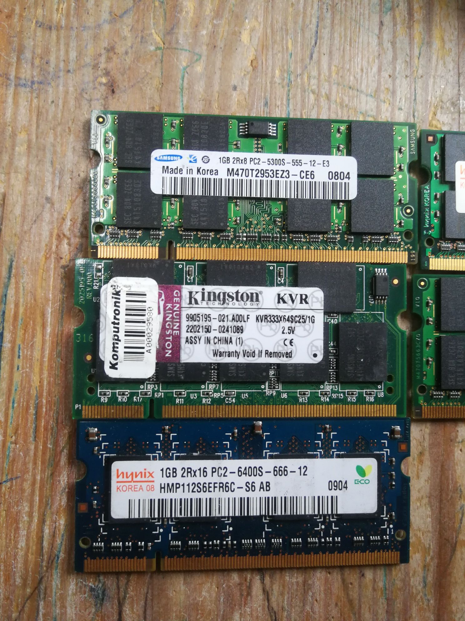 Zestaw Pamięć do laptopa DDR2