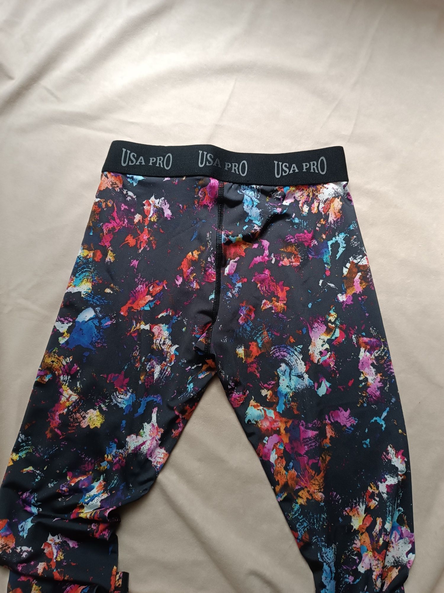 Legginsy dla dziewczynki Legginsy Usa Pro Legginsy 140