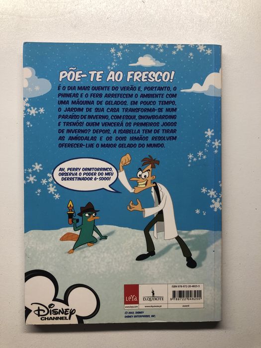 Phineas e ferb inverão livro