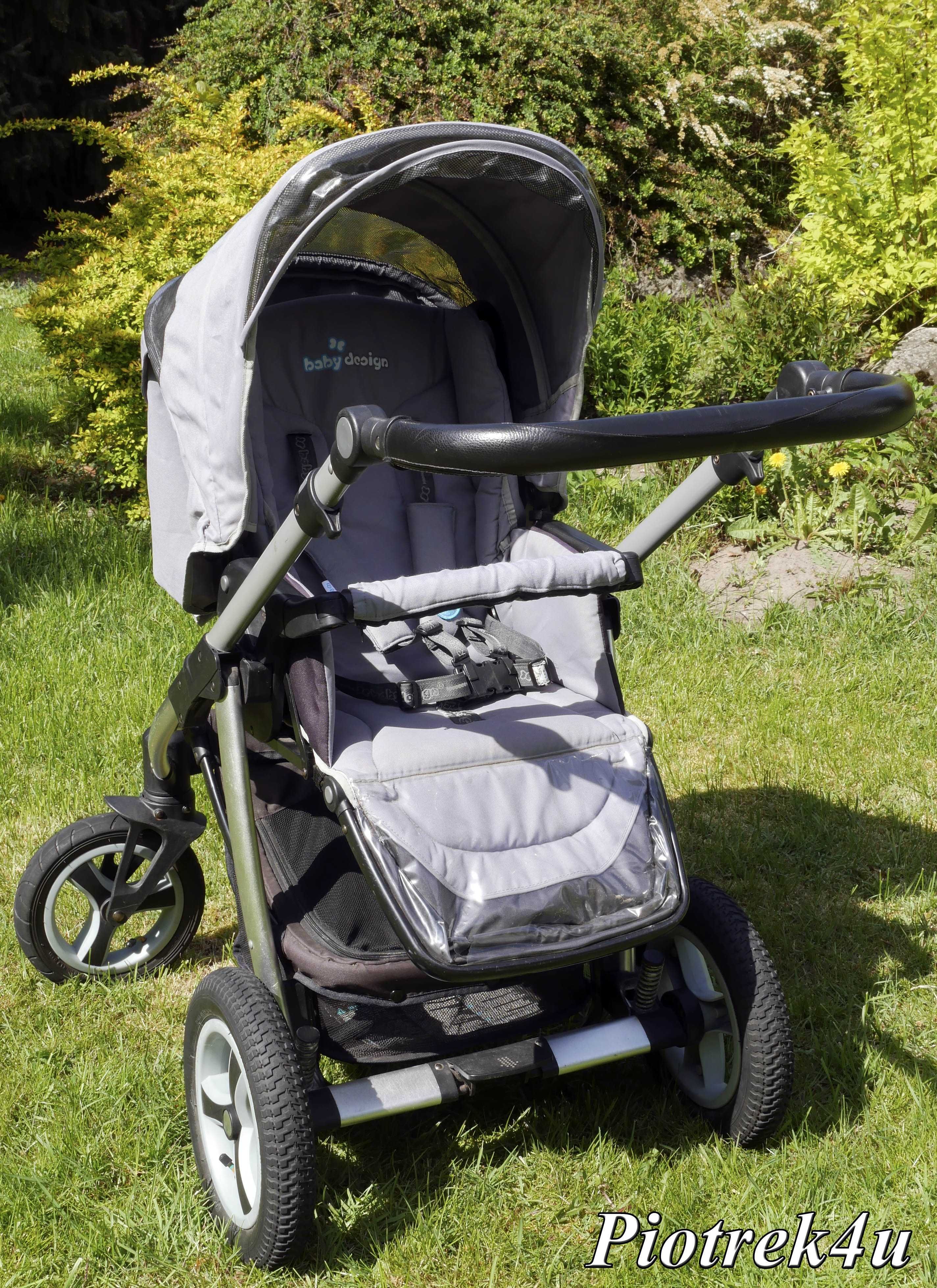 Wózek dziecięcy Baby Design 2w1 (spacerówka i gondola) *Croozer ready!
