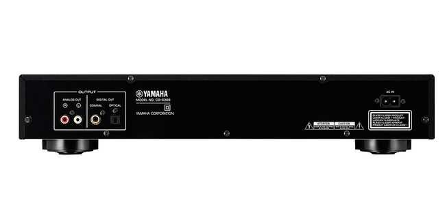 Odtwarzacz CD Yamaha CD-S303 czarny, Nowy, 3 lata gwarancji