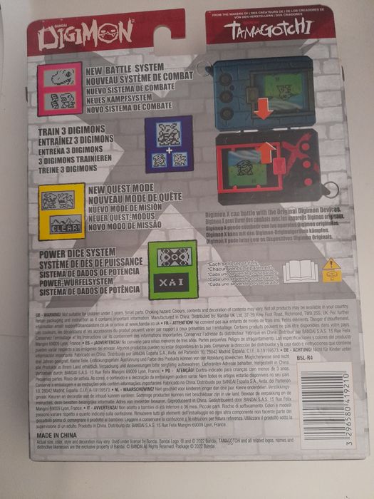 Digimon X Tamagotchi - Digimon Virtual Pet - NOVO