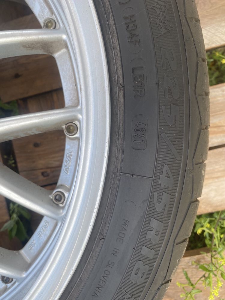 Felgi ASA BBS z oponami R18