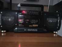 Radiomagnetofon Sharp x-bass surround vintage