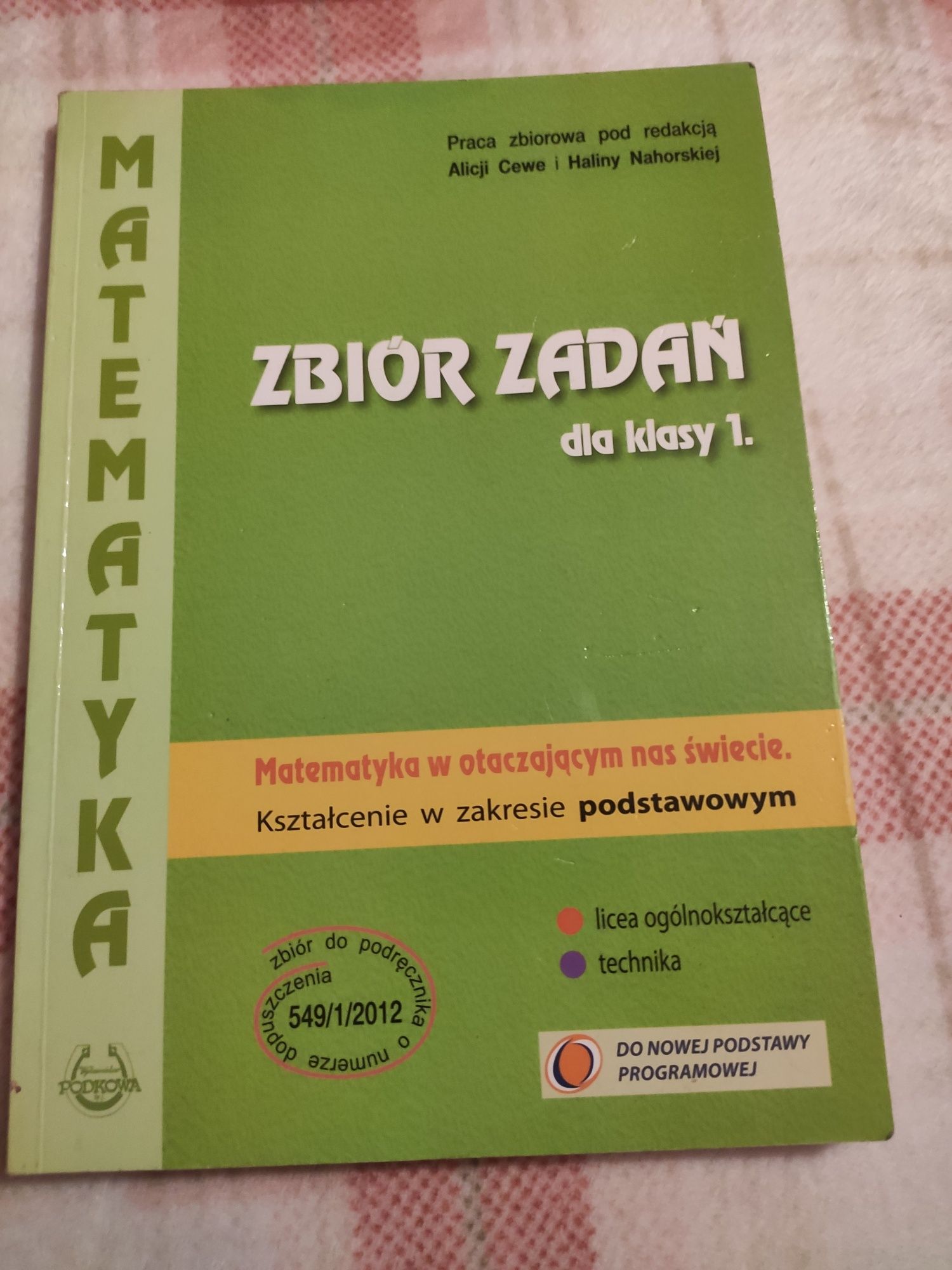 Matematyka w otaczającym nas świecie zbiór zadań dla klas 1 Podkowa