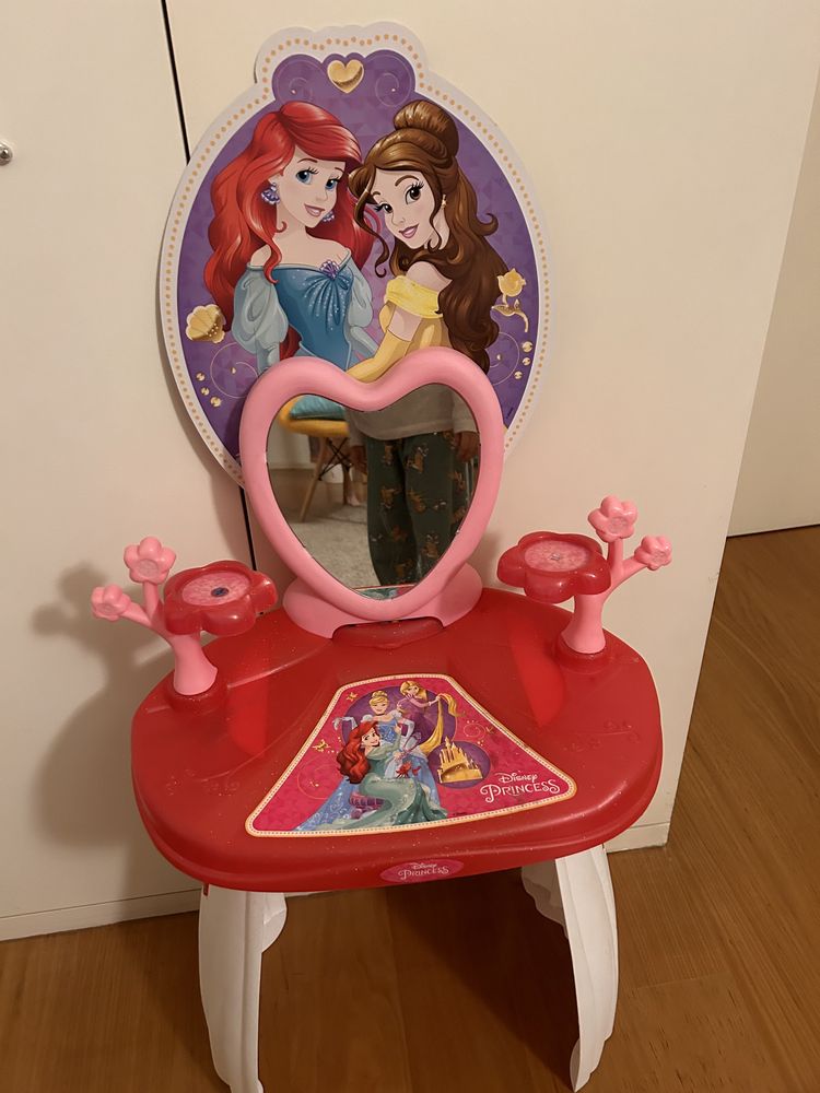 Toucador princesas disney com banco