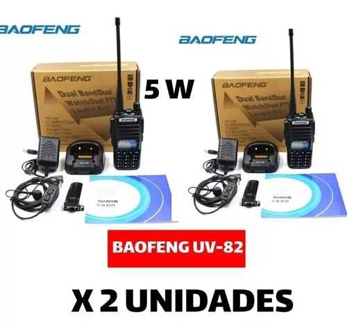 Baofeng X2 krótkofalówki UV82 5W Rozblokowany Skaner Policja,Straż