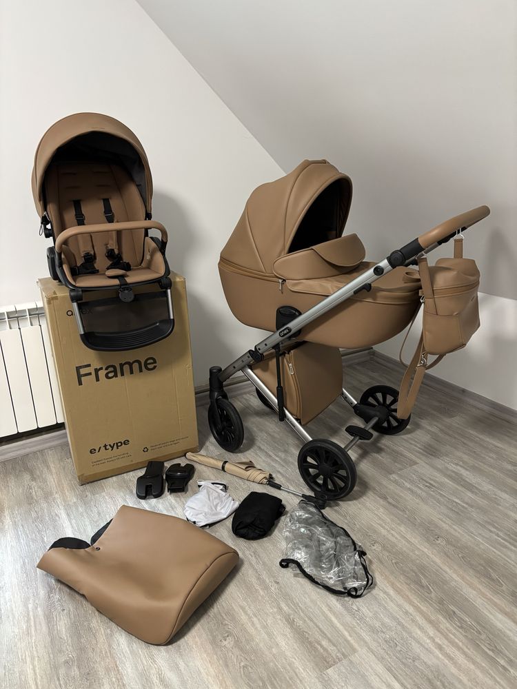 Wózek Anex e-type plus fotelik i baza cybex
