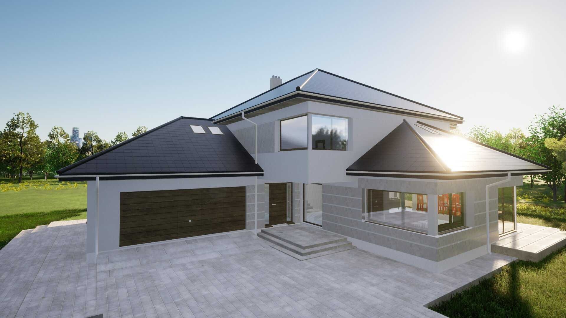 PROJEKT DOMU INDYWIDUALNY - Biuro Projektowe Architekt, projekty domów