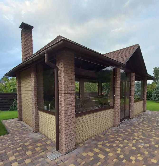 М'які вікна з ПВХ-тканини для тераси