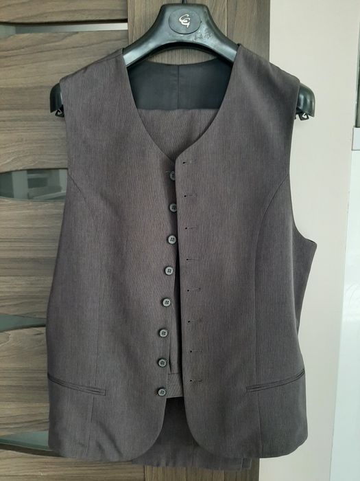 Garnitur męski grafitowy