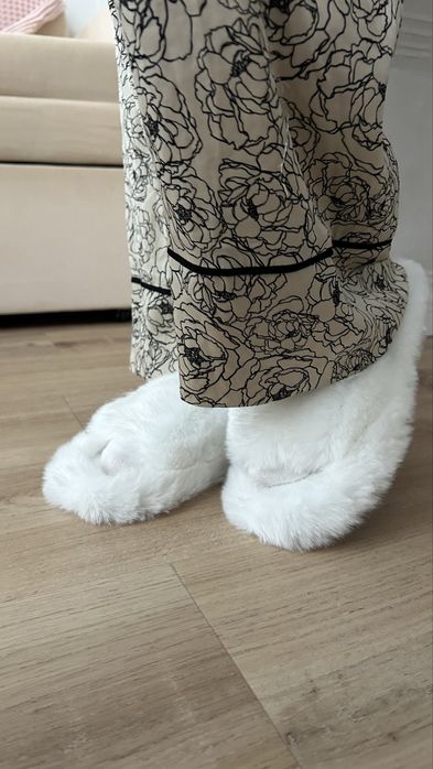 Жіночі тапочки пухнасті