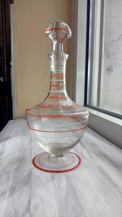 Karafka art deco huta HORTENSJA Piotrków katalog 1936r nr 698 lata 60