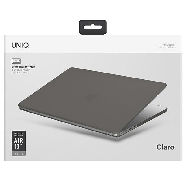 Etui Uniq Claro Na Macbook Air 13 (2022) Szary/Smoke Grey