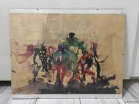 Plakat marvel avengers plus antyrama