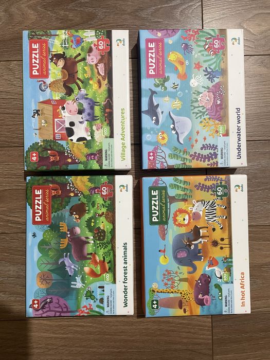 Пазли dodo 4+ на 60 елементів комплект