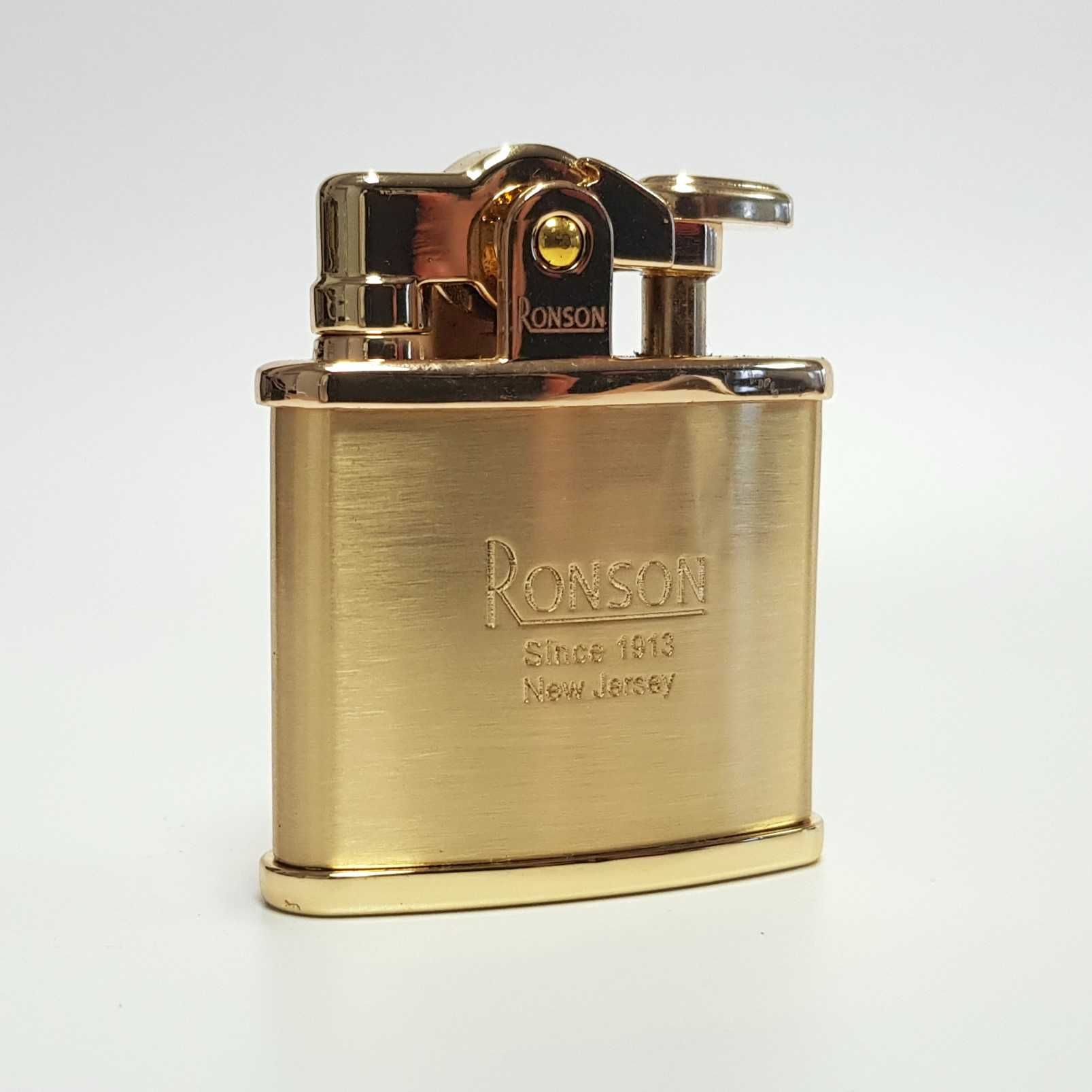 Zapalniczka benzynowa Ronson Standard, model 1943 klasyk retro - złota