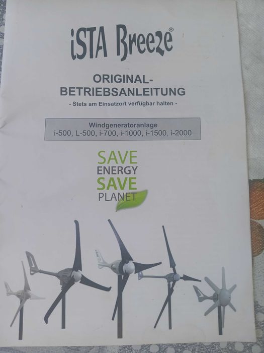 Gerador eolico ista breeze
