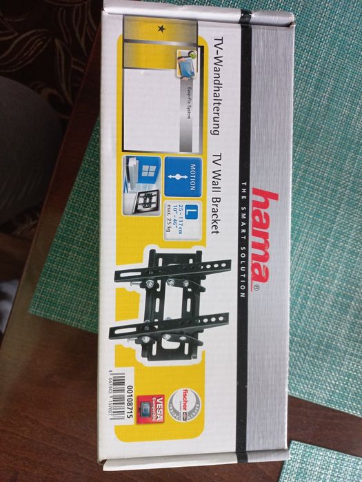 Hama 108715 uchwyt ścienny do telewizora TILT z możliwością pochylenia