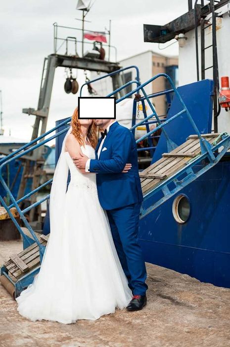 Suknia ślubna ecru 36/38