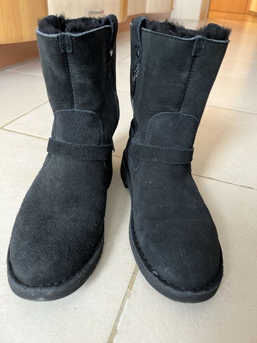 Ugg śniegowce czarne zamszowe damskie 36 37