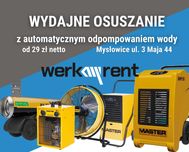 WYNAJEM Osuszacz, nagrzewnica, osuszanie, wentylatory, tani TRANSPORT