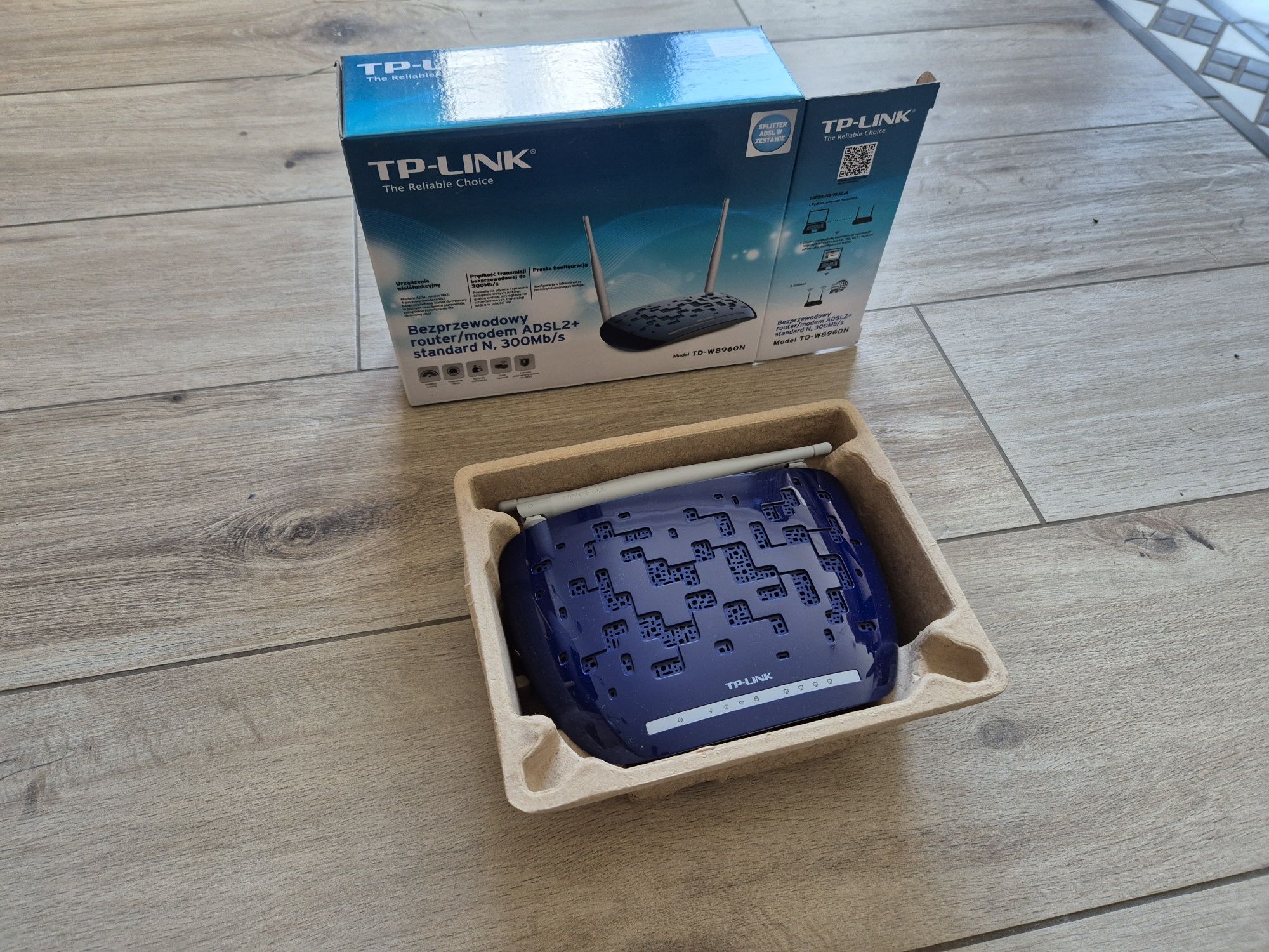 TP-Link TD-W8960N - router/modem ADSL2+ standard N, 300Mb/s