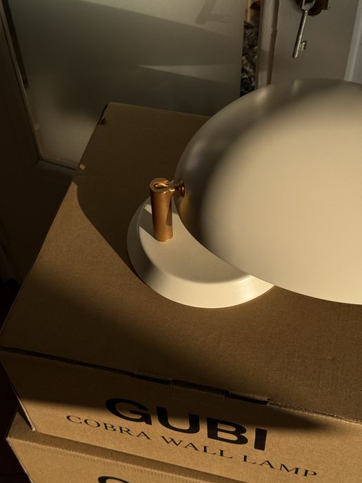 Kinkiet Gubi Cobra bialy mat