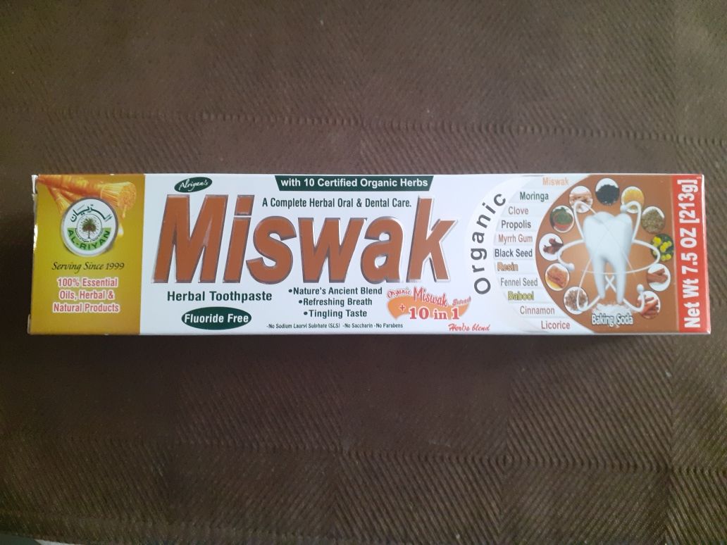 Organiczna pasta do zębów, 'Miswak' z USA, duża 213g