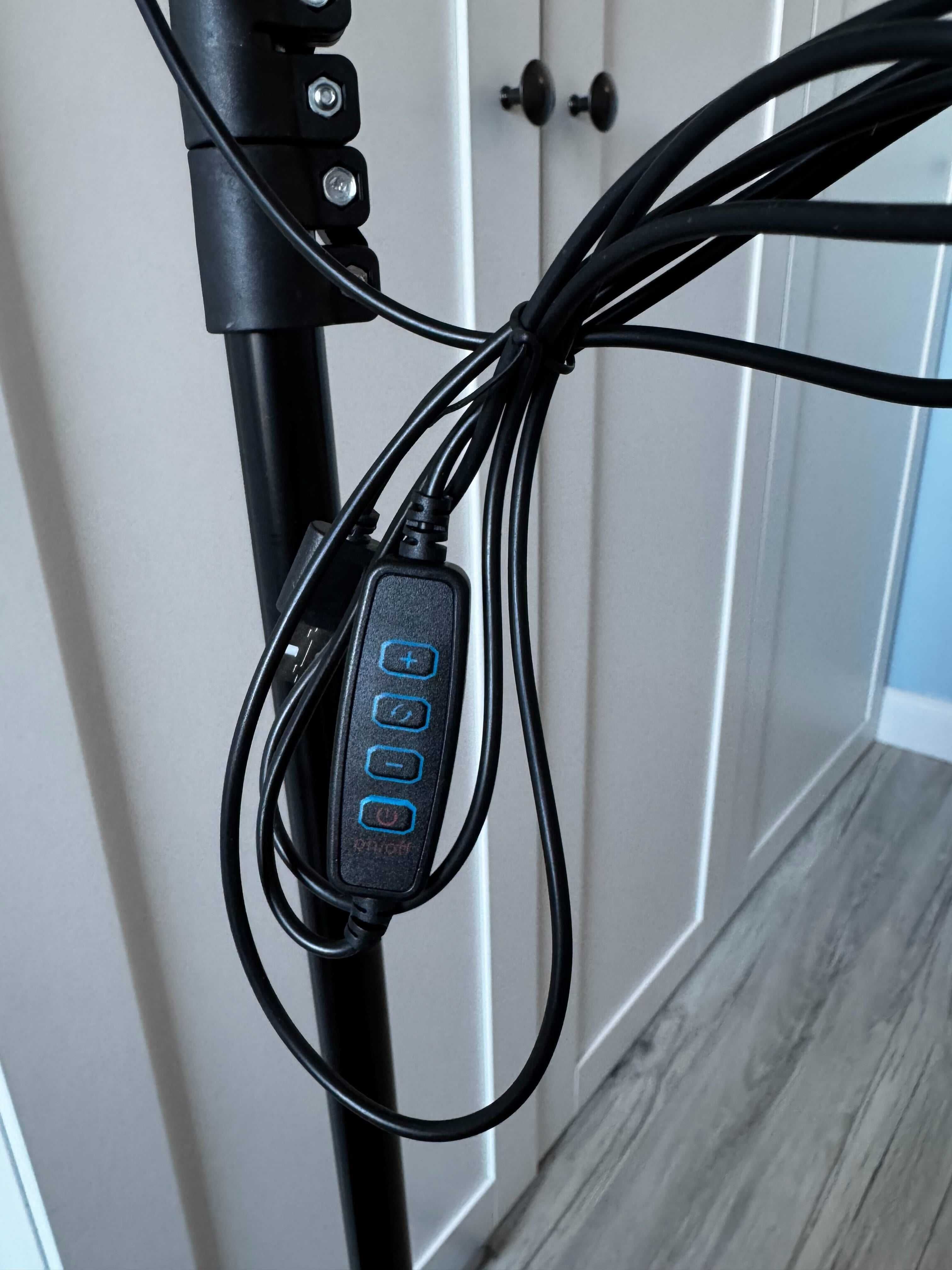 Lampa pierścieniowa 80W ze statywem 220cm, Ring lamp