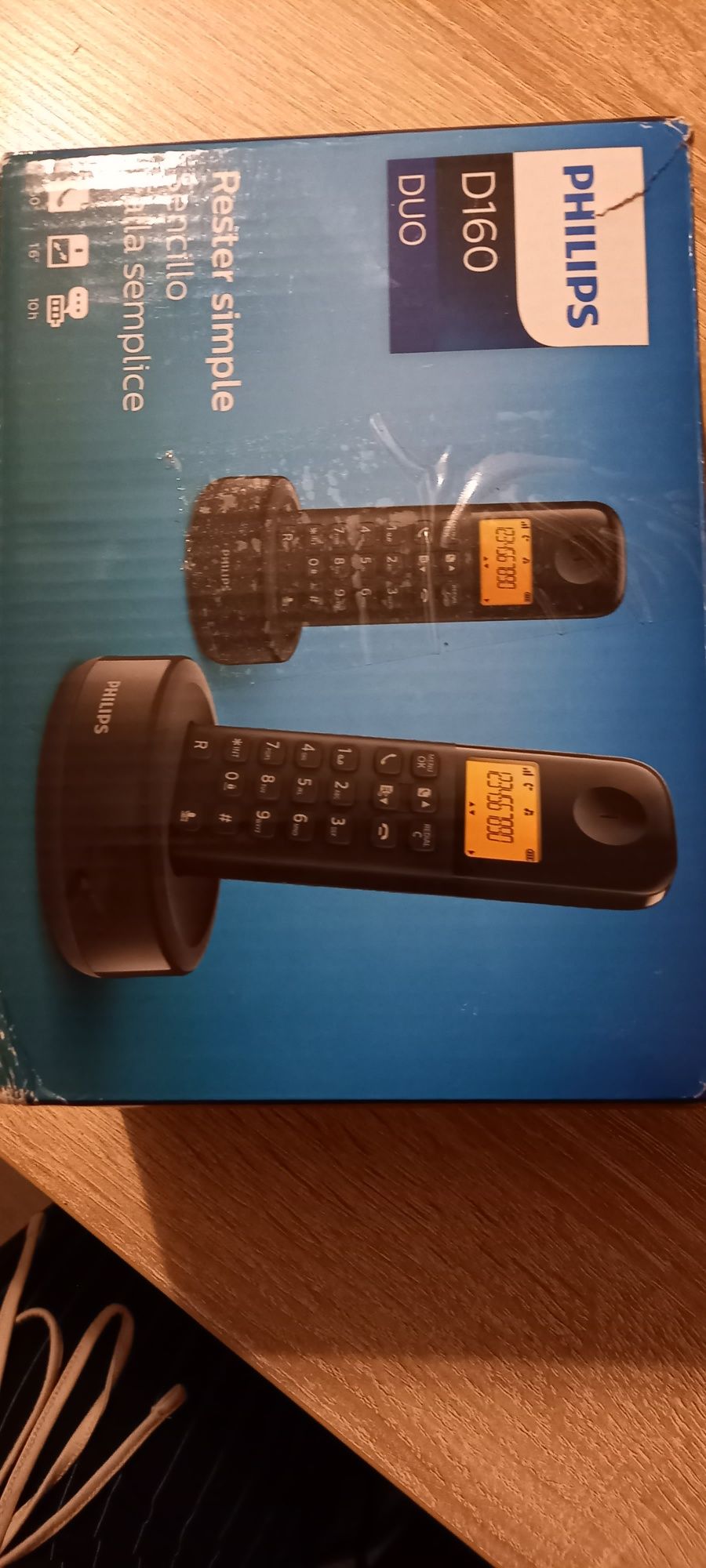 Zestaw telefonów  Philips D160 DUO