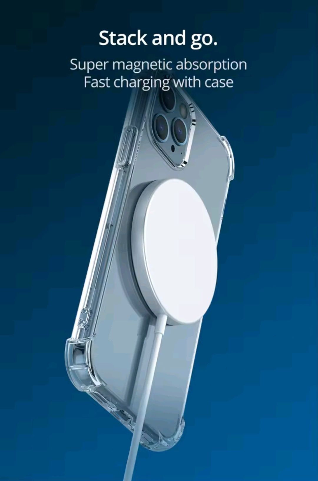 Ładowa indukcyjna magnetyczna do iPhone Samsung Oppo Redmi Pixel