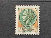 Znaczek pocztowy Poste Repvbblica Italiana 170 Lire