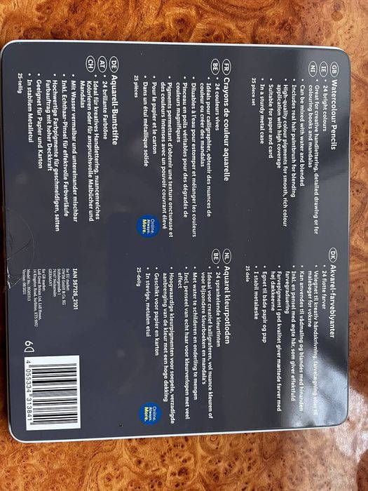 Набор акварельных карандашей Crelando