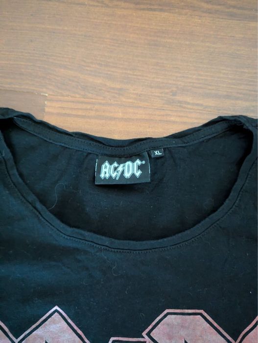Футболка чорна жіноча AC/DC rock рок
