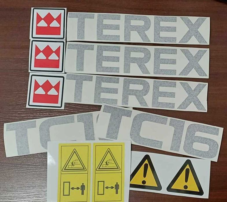 Naklejki maszyny budowlane rolnicze samochody Naklejki Mecalac 11CXi