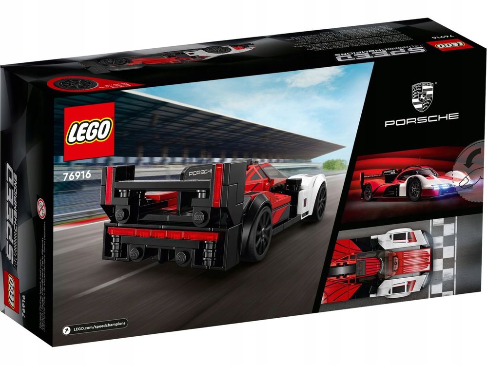 Samochód Porche Klocki Lego Formuła 1 Kubica + Kierowca