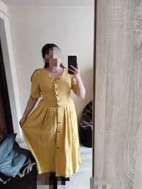 Długa suknia vintage L