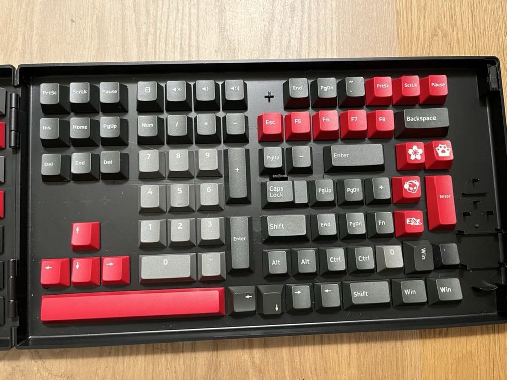 Keycapy PBT akko psittacus (dolch)
