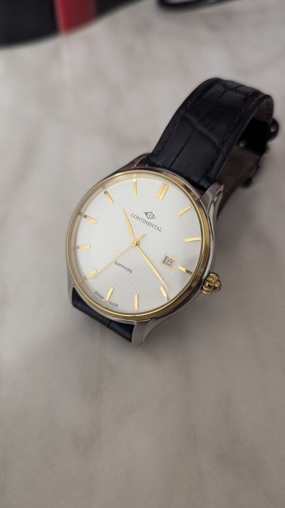 Часы Continental швейцарские, годинник swiss sapphire