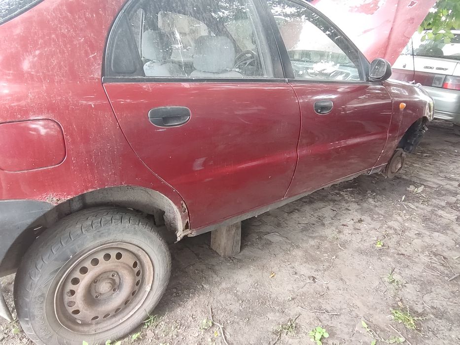 Дверь задняя передняя део Ланос сенс двери