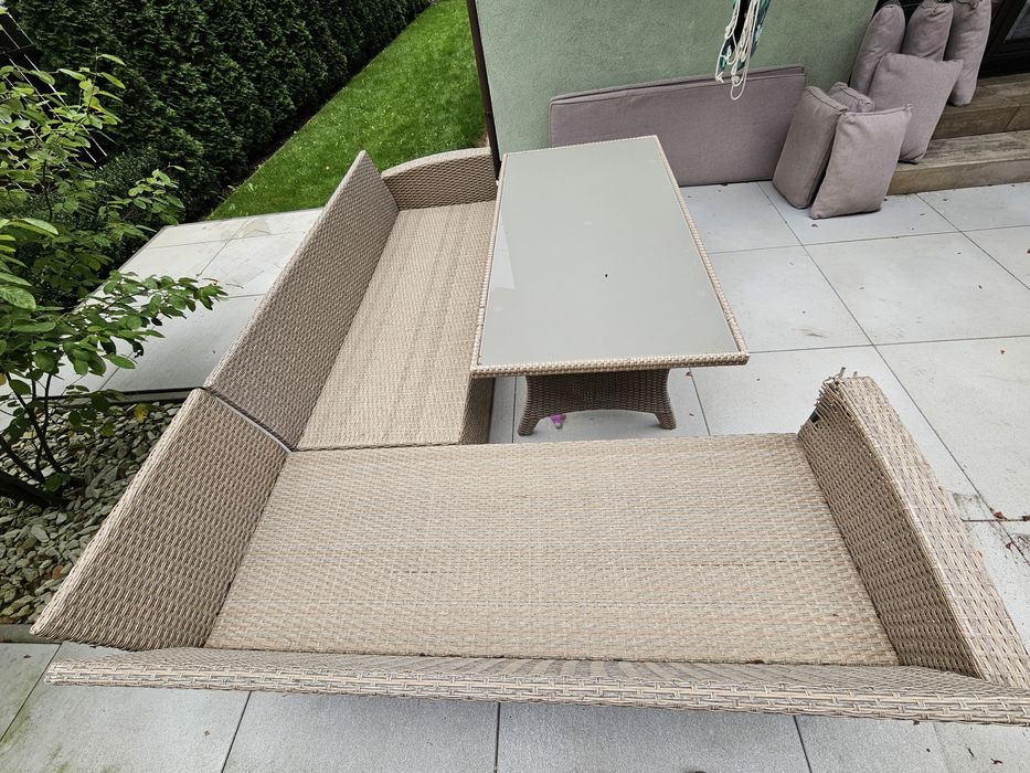 Sprzedam używane meble ogrodowe z technorattanu