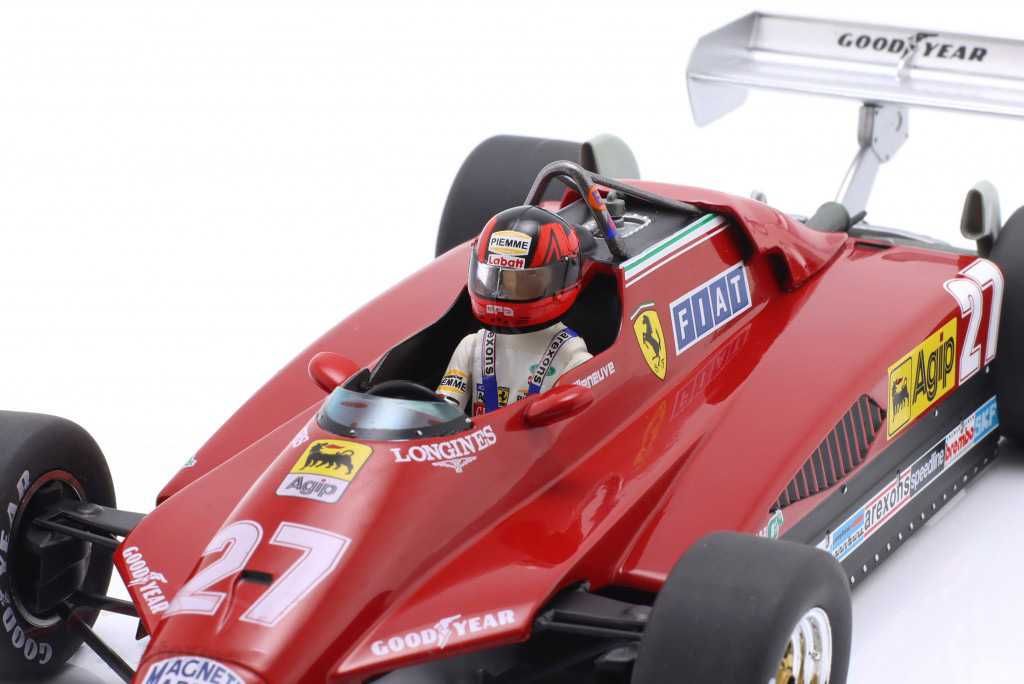 Model 1:18 MCG Ferrari 126 C2 #27 GP Belgium 1982 G.Villeneuve
