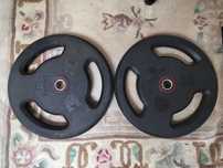 2 discos de 20kg Domyos novos