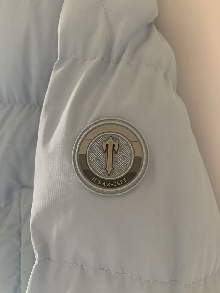 Kurtka Trapstar Decoded hooded puffer 2.0 Ice blue