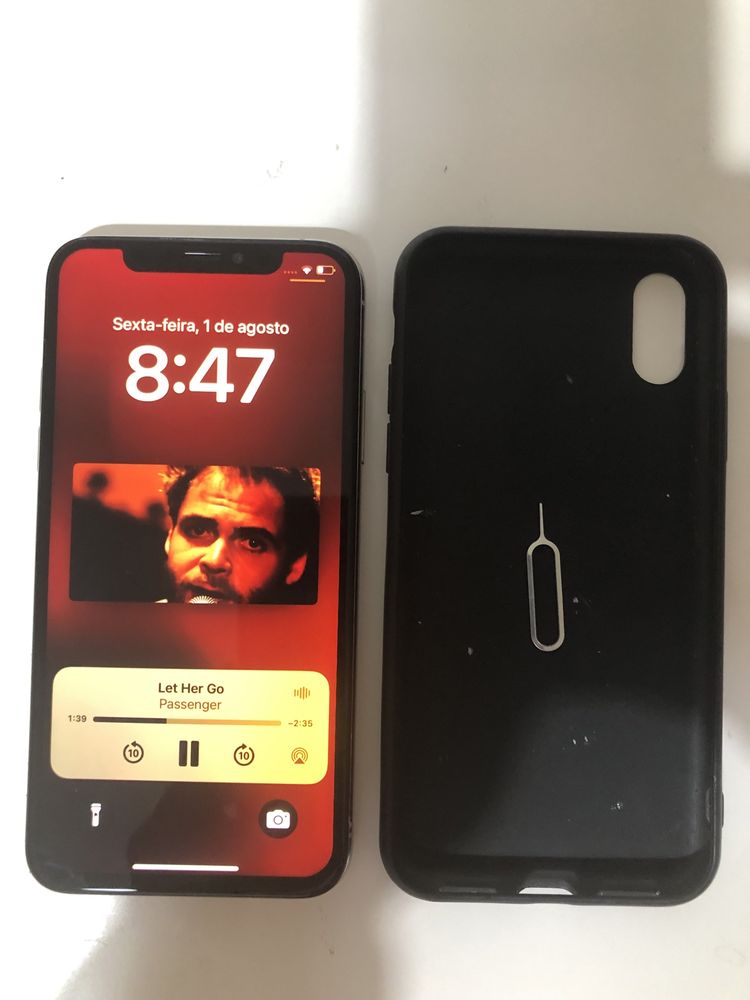 Iphone XS  ecra novo bateria 100%