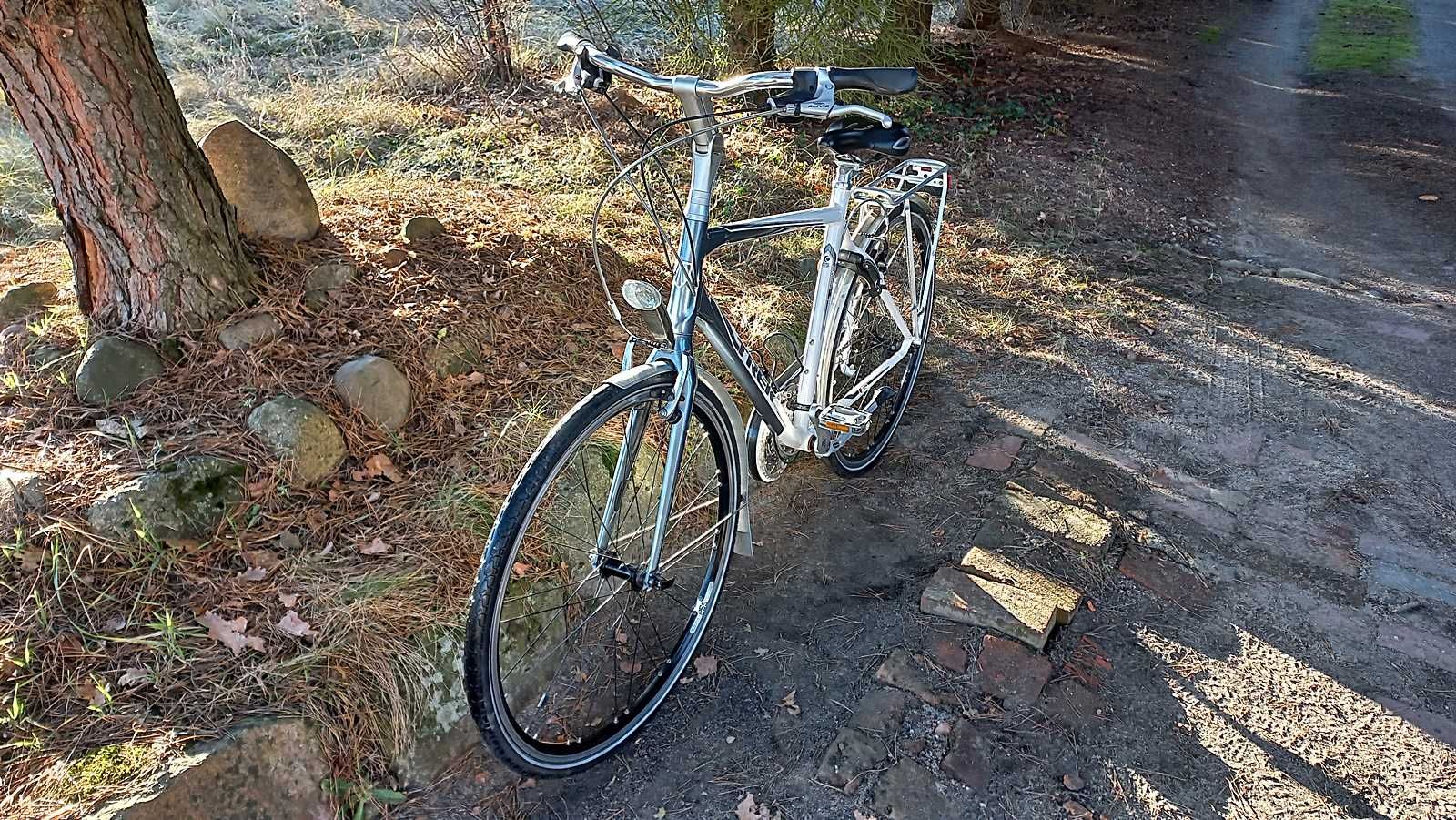 Alu Rower Miejski Męski Trek Navigator T500 SL 3x8 Deore Carbon 28