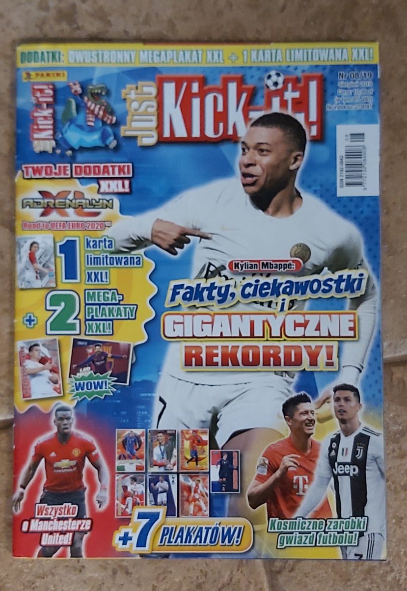 Gazetki piłkarskie Just kick it 4 szt.