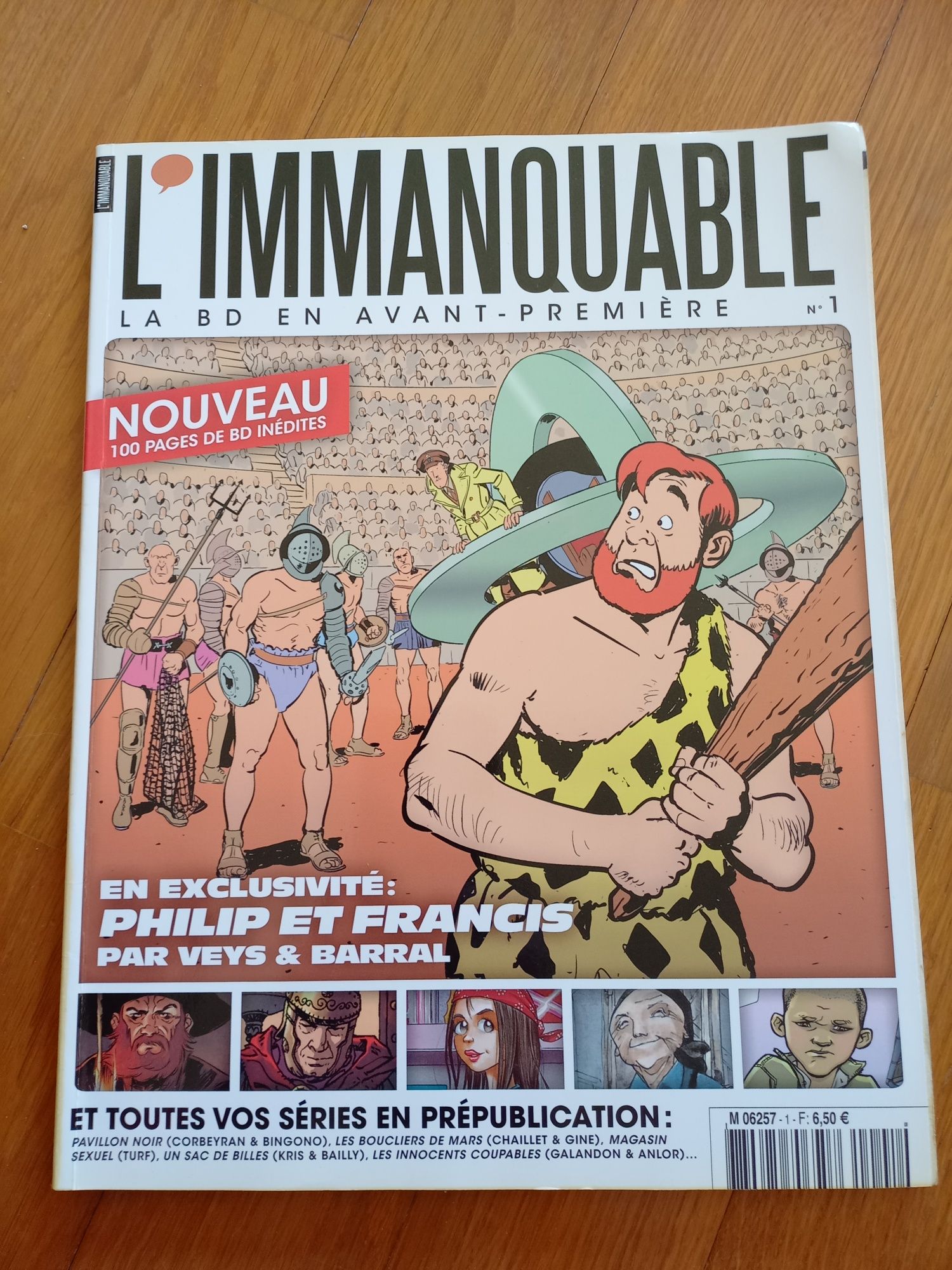 Lote 64 revistas BD L'Immanquable